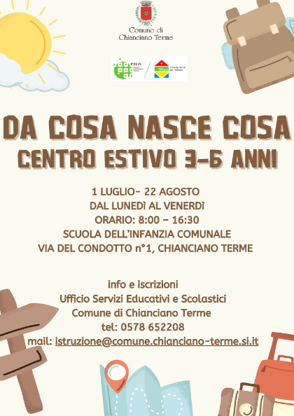 Campi estivi 2025 per bambini da 3 a 6 anni Campi estivi 2025 per bambini da 3 a 6 anni