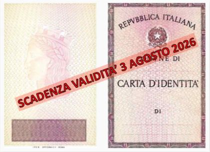Dal 3 agosto 2026 la carta d’identità cartacea non sarà più valida